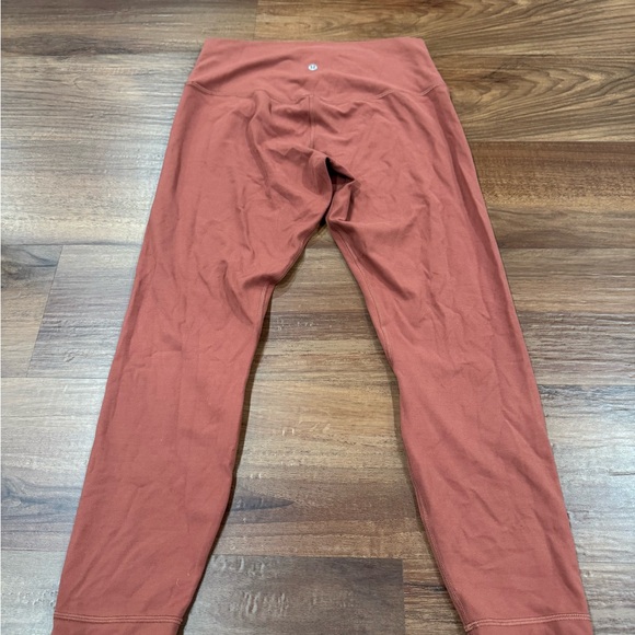 Lululemon Wunder Under High Rise Leggings Womens 10 Rustic Rose Luon Yoga Tights - Picture 2 of 6